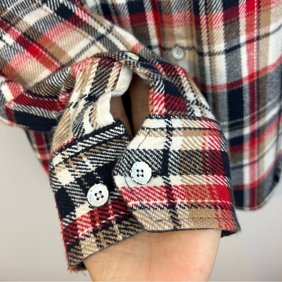rag & Bone Engineered Plaid Button Down Shirt Jacket Size Medium - Picture 15 of 16